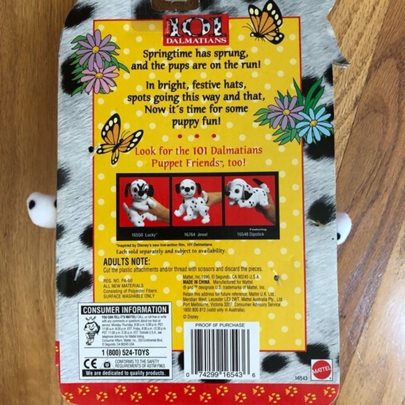 New Mattel 101 Dalmatians Springtime Puppies - Picture 2 of 8